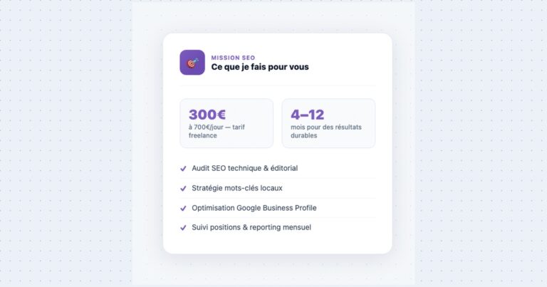 Consultant SEO Aix-en-Provence — Freelance SEO Local