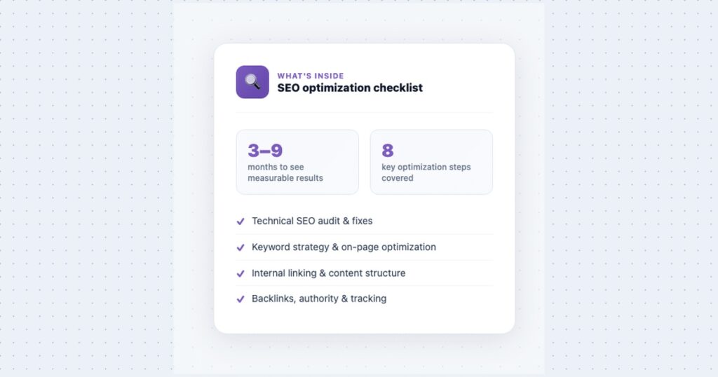 SEO Optimization for Website : guide complet pour optimiser votre site (2025)